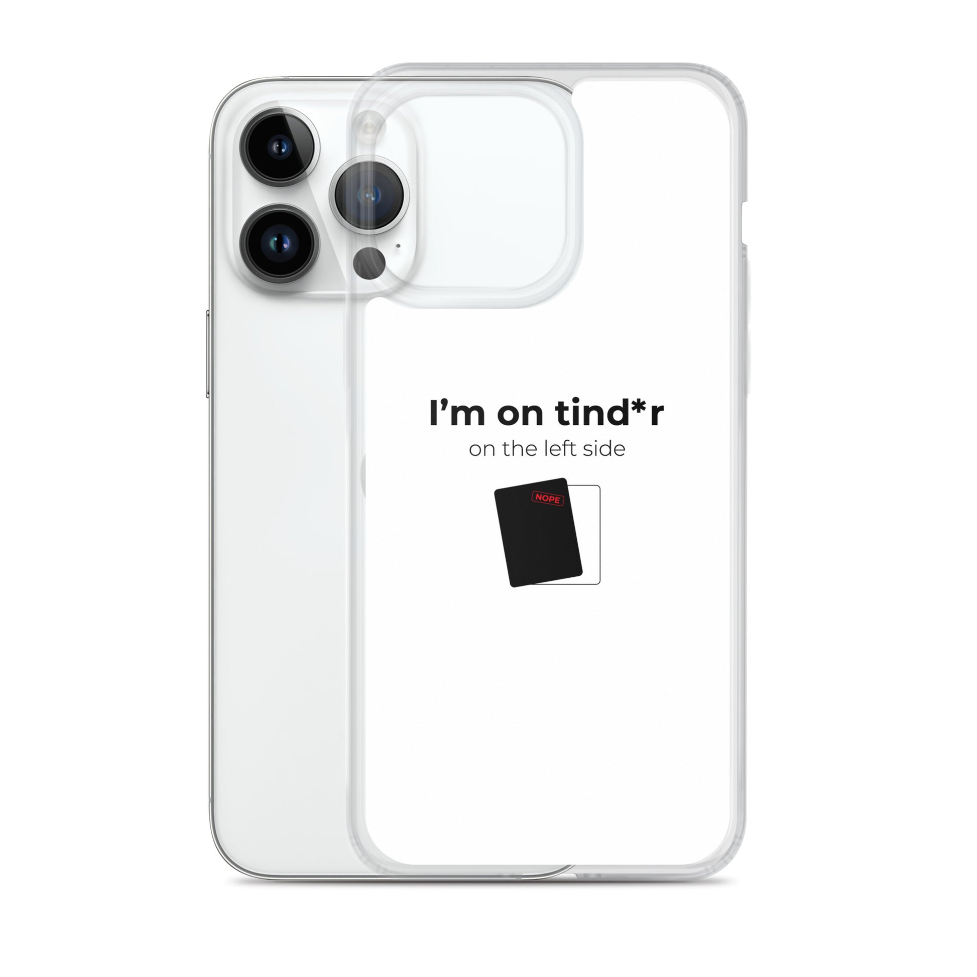 Coque iPhone I'm on tind*r on the left side - Sedurro