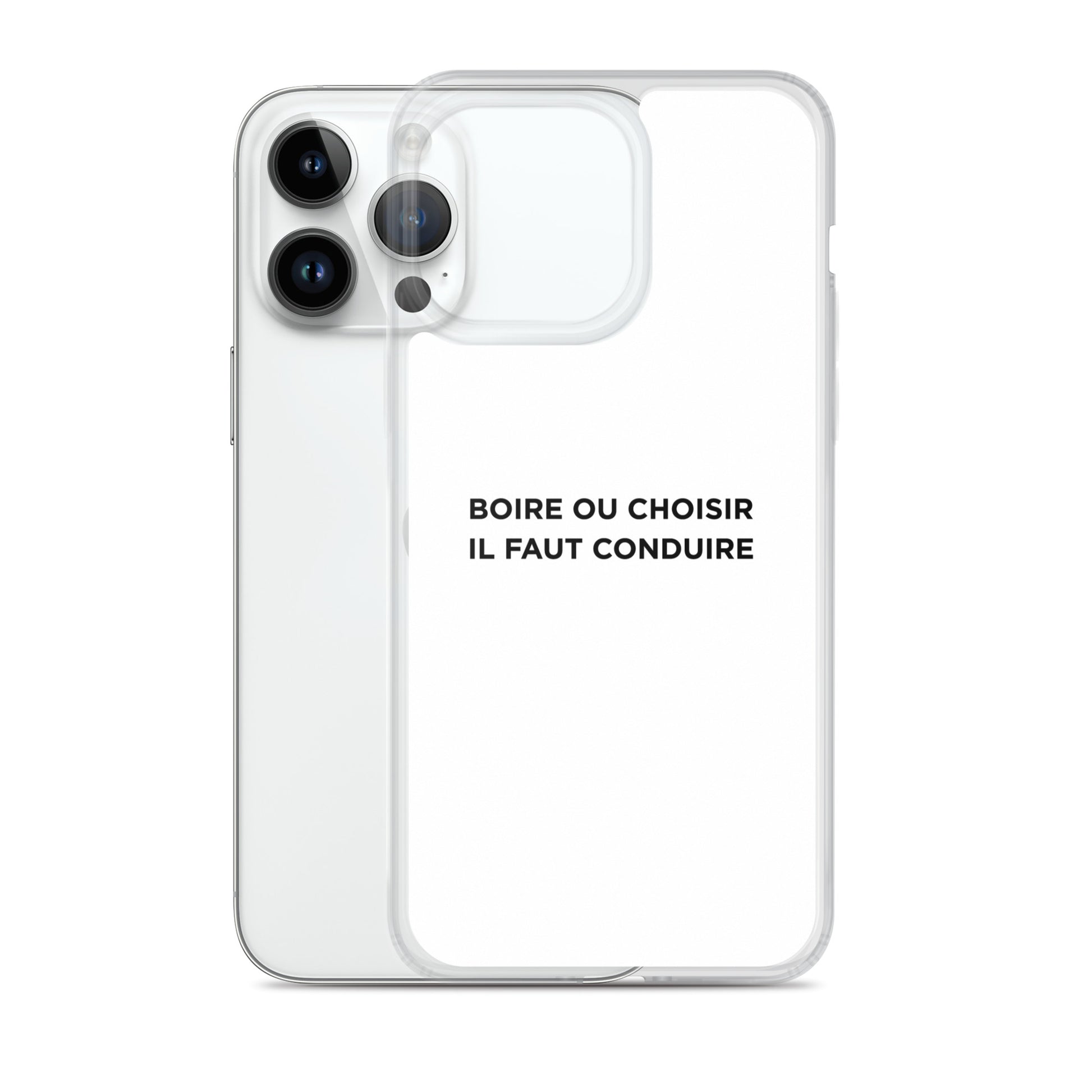 Coque iPhone Boire ou choisir il faut conduire - Sedurro