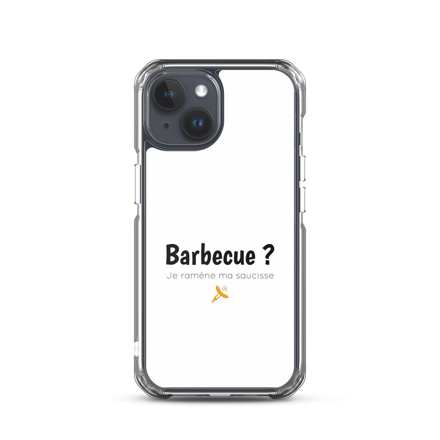 Coque iPhone Barbecue je ramène ma saucisse iPhone 15 - Sedurro