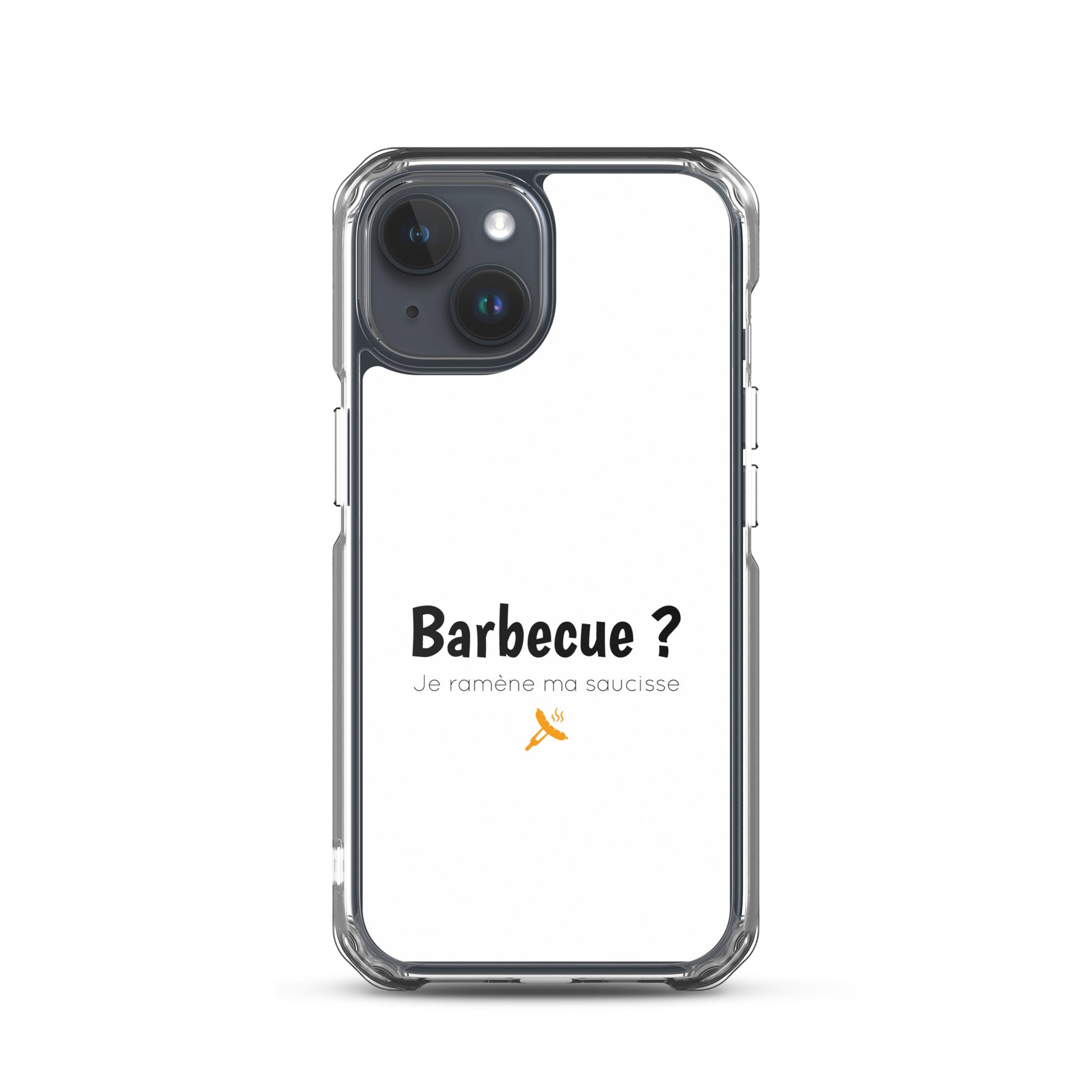 Coque iPhone Barbecue je ramène ma saucisse iPhone 15 - Sedurro