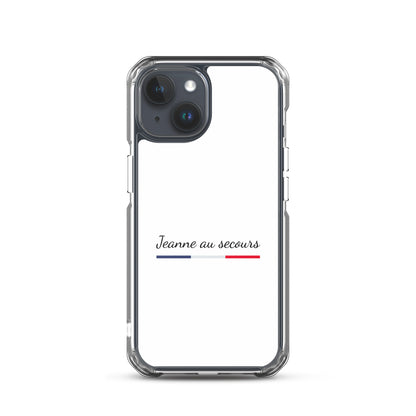 Coque iPhone Jeanne au secours iPhone 15 - Sedurro