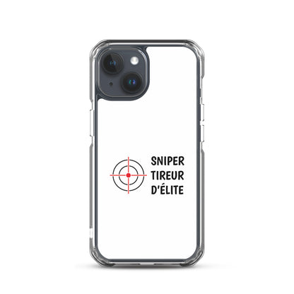 Coque iPhone Sniper tireur d'élite iPhone 15 - Sedurro