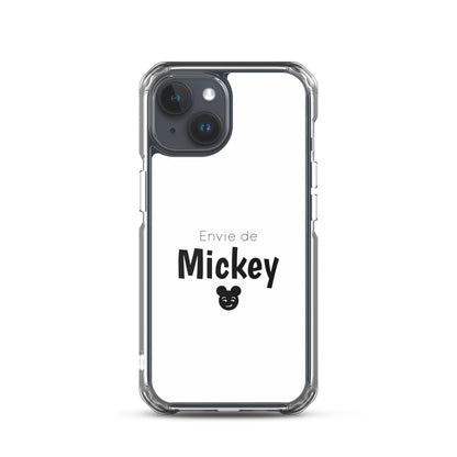 Coque iPhone Envie de Mickey iPhone 15 - Sedurro