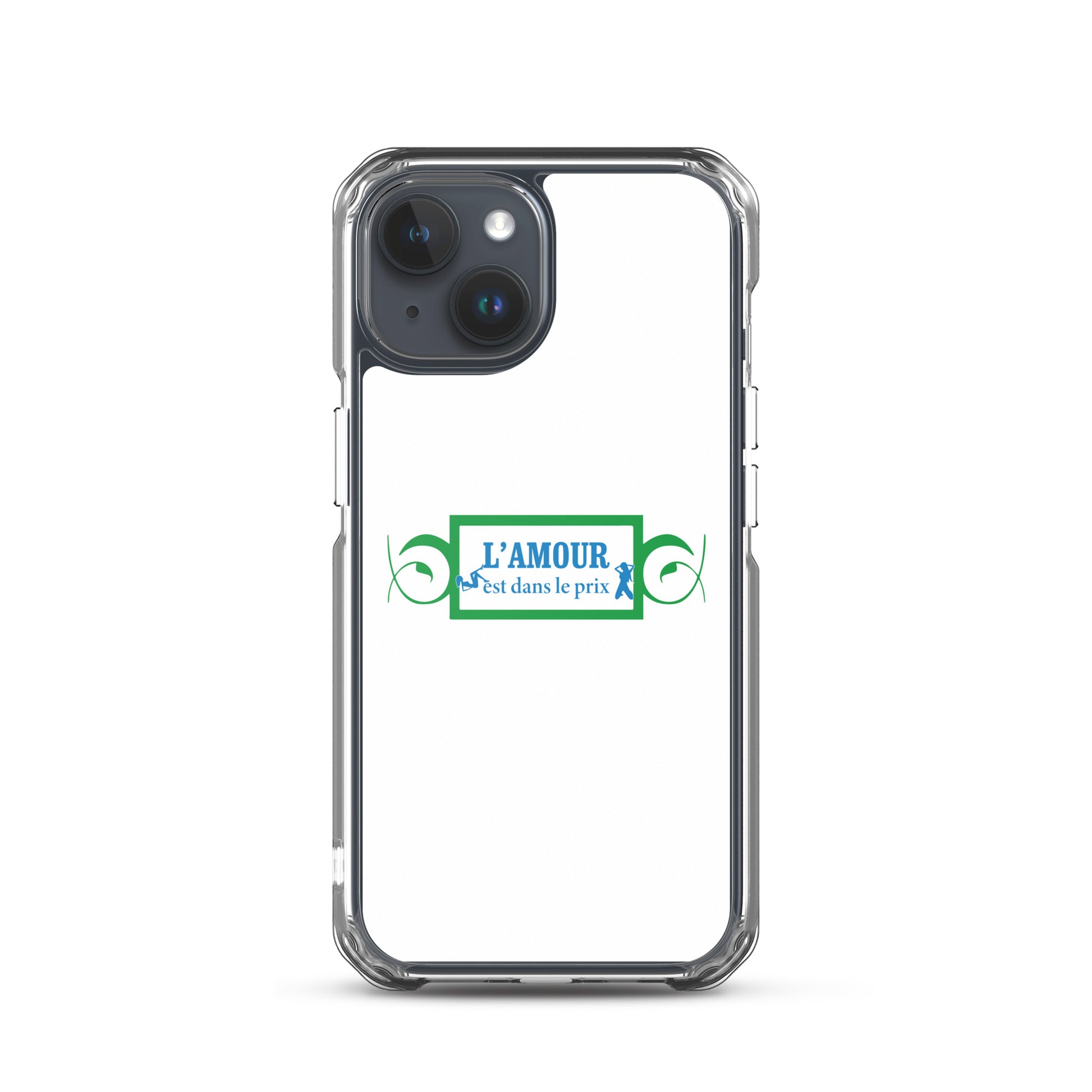 Coque iPhone L'amour est dans le prix iPhone 15 - Sedurro
