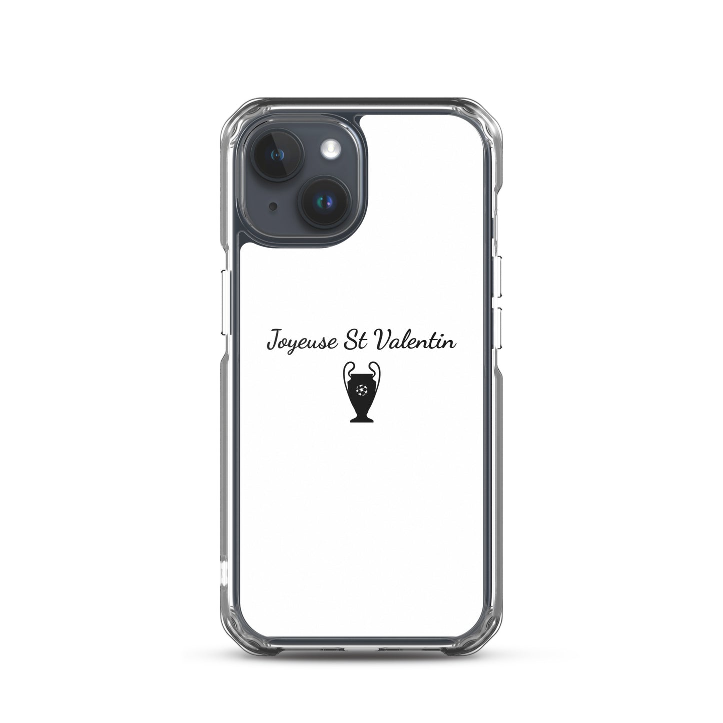 Coque iPhone Joyeuse Saint Valentin Ligue des Champions iPhone 15 - Sedurro