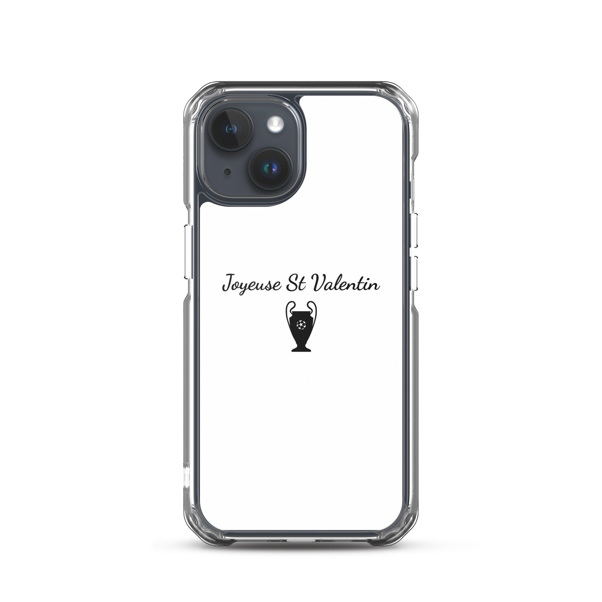 Coque iPhone Joyeuse Saint Valentin Ligue des Champions iPhone 15 - Sedurro