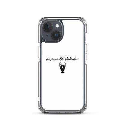 Coque iPhone Joyeuse Saint Valentin Ligue des Champions iPhone 15 - Sedurro