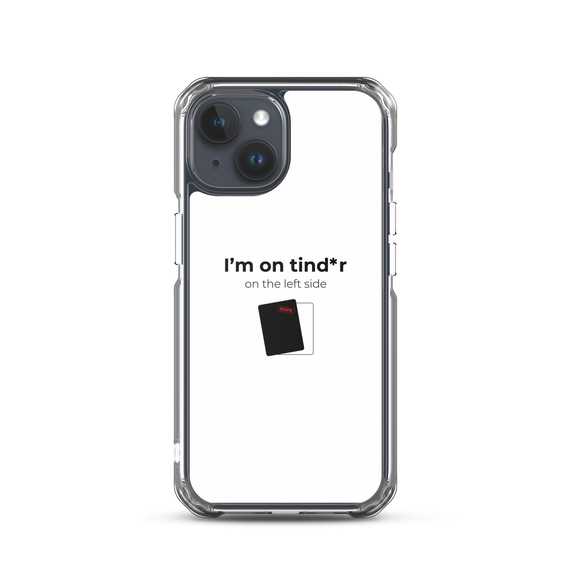 Coque iPhone I'm on tind*r on the left side iPhone 15 - Sedurro