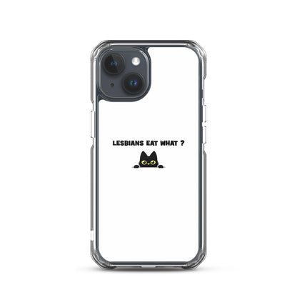 Coque iPhone Cat Lesbians eat what - Sedurro