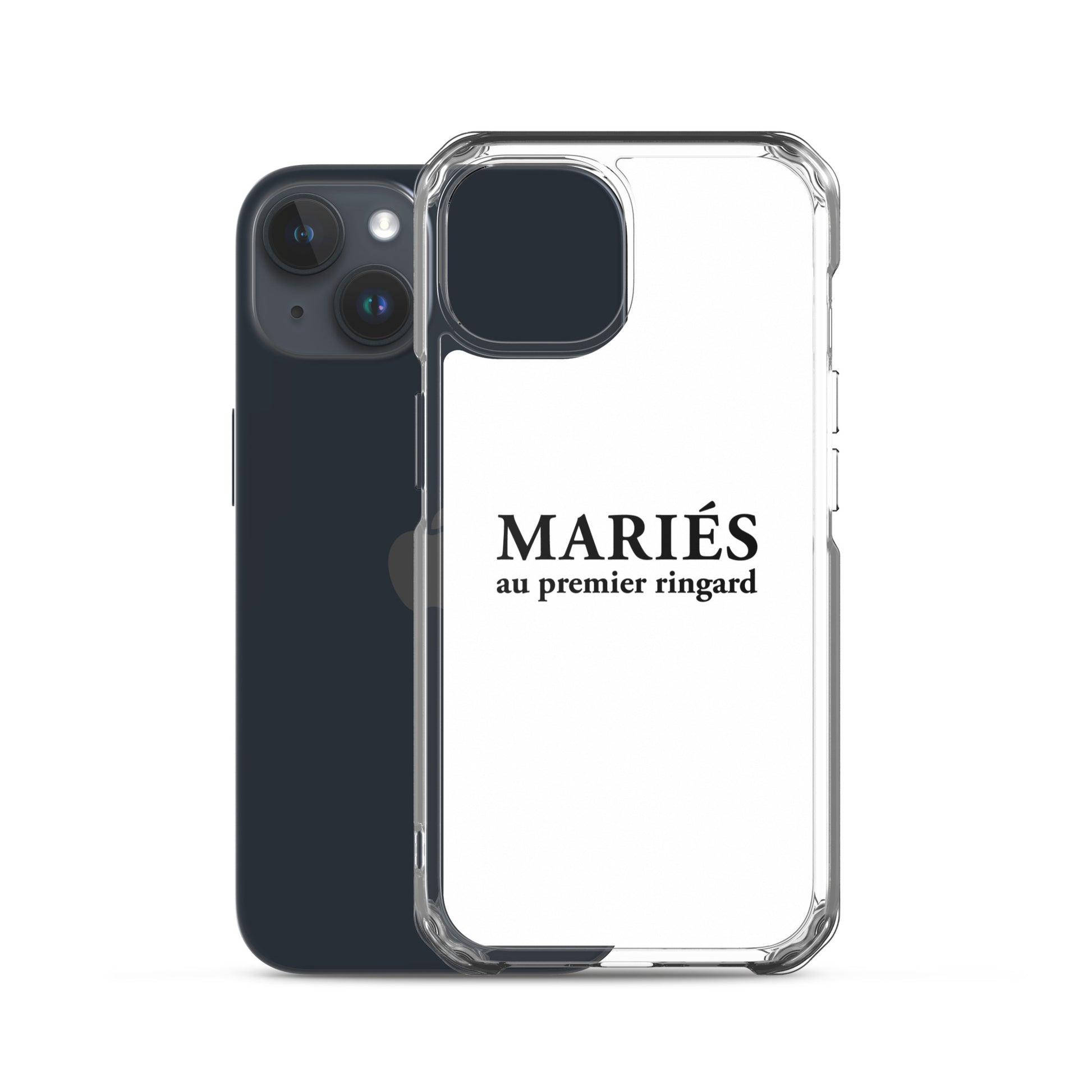 Coque iPhone Mariés au premier ringard - Sedurro
