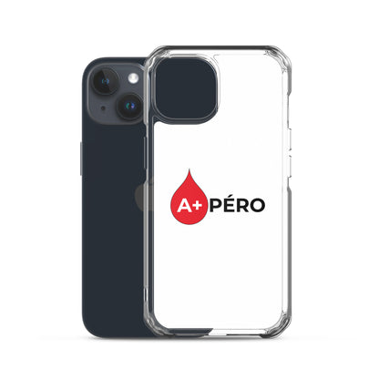 Coque iPhone Apéro groupe sanguin A+ - Sedurro