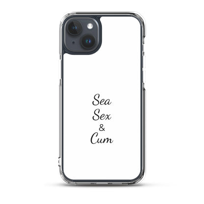 Coque iPhone Sea sex & cum iPhone 15 Plus - Sedurro