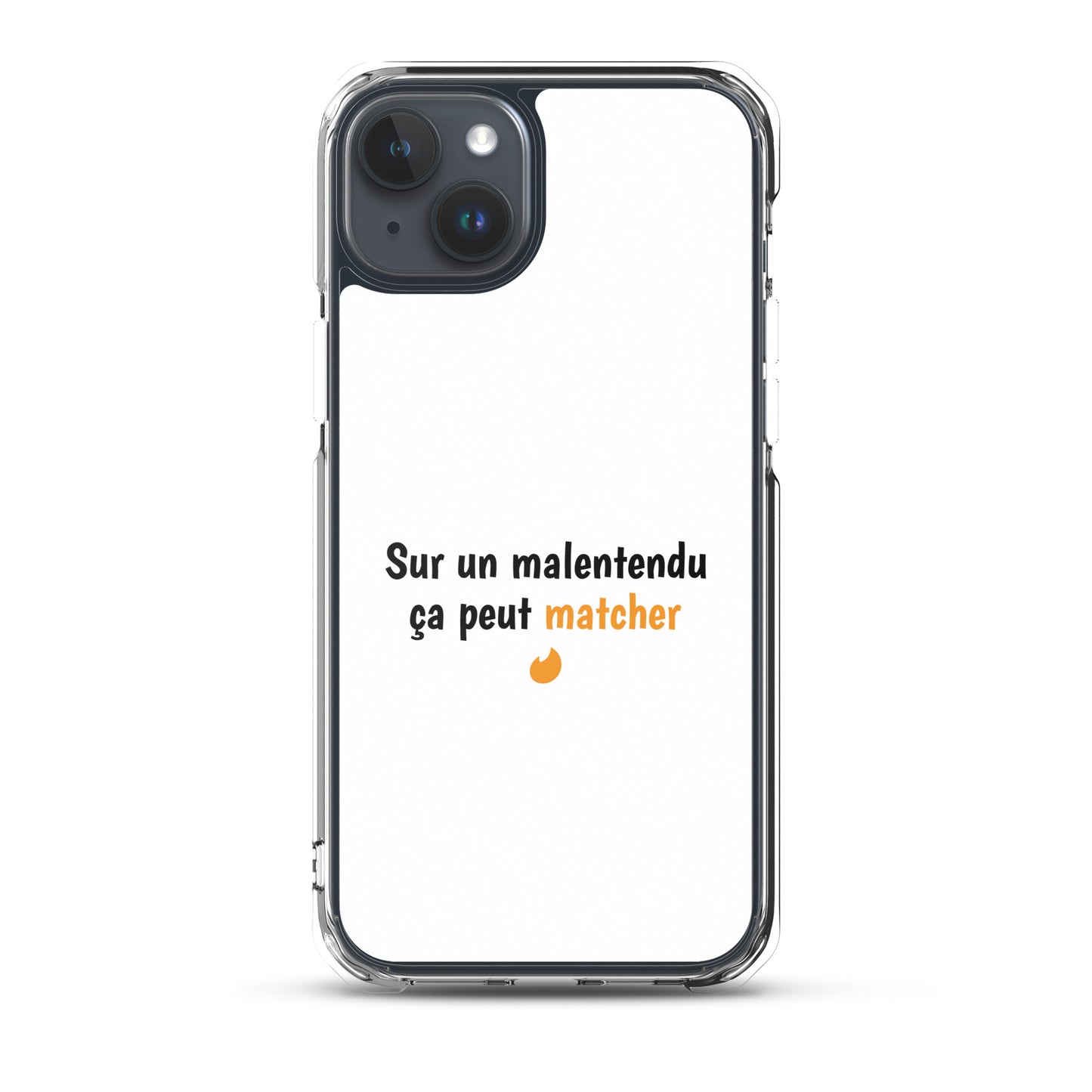 Coque iPhone Sur un malentendu ça peut matcher iPhone 15 Plus - Sedurro