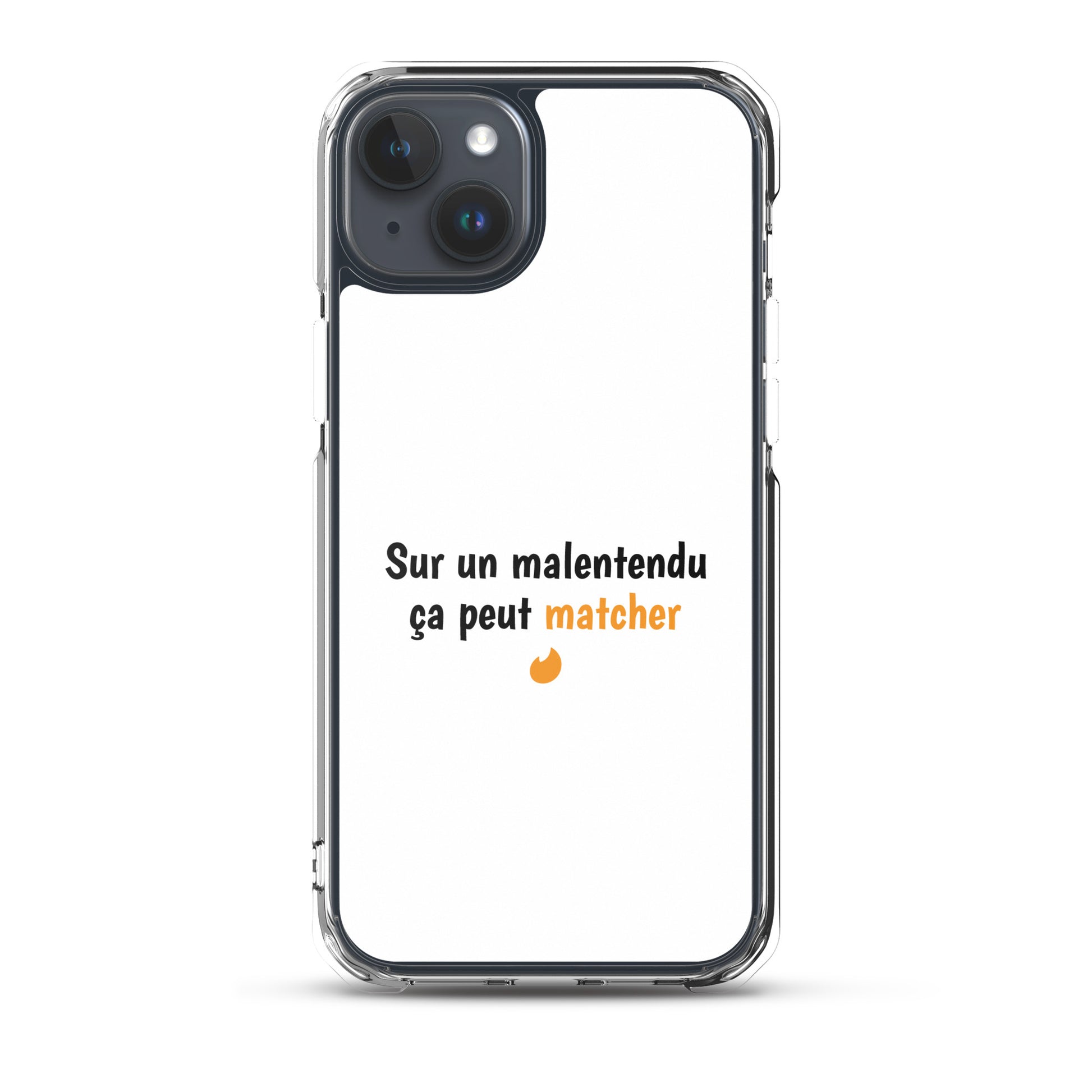 Coque iPhone Sur un malentendu ça peut matcher iPhone 15 Plus - Sedurro