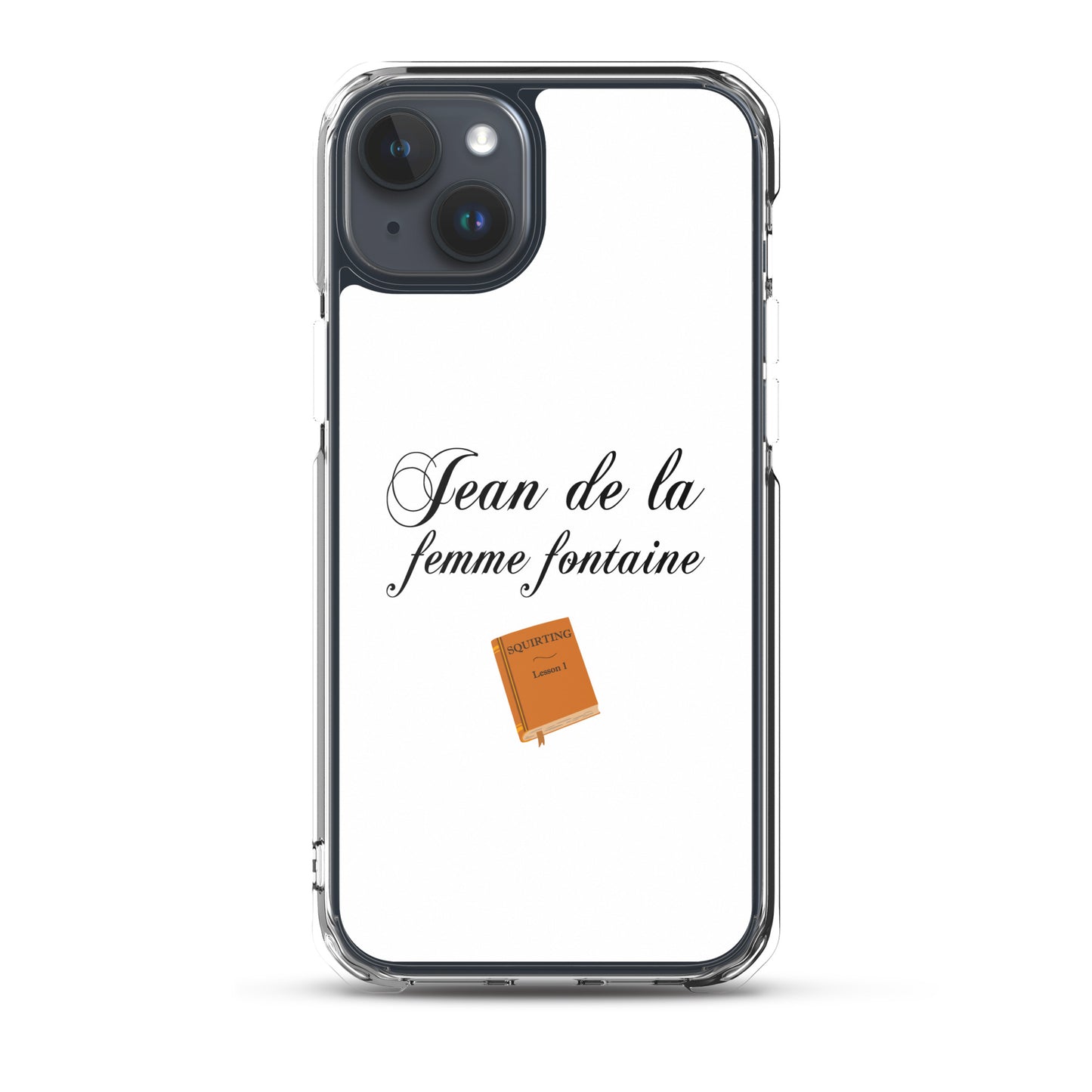 Coque iPhone Jean de la femme fontaine iPhone 15 Plus - Sedurro