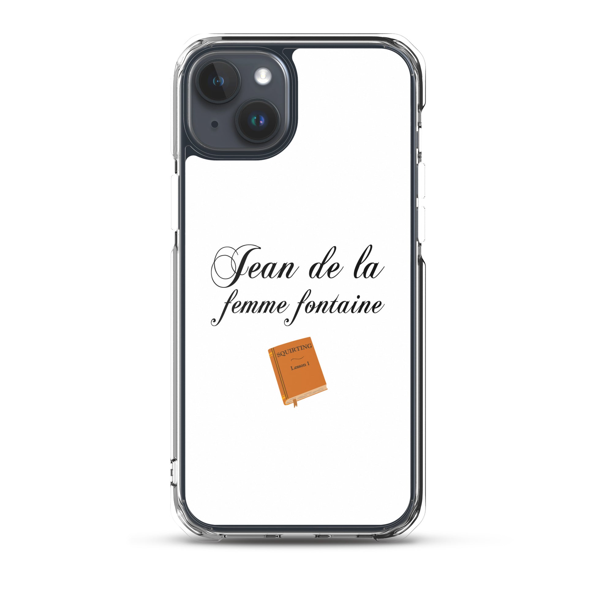 Coque iPhone Jean de la femme fontaine iPhone 15 Plus - Sedurro
