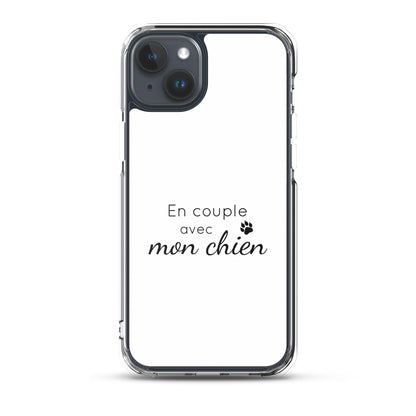 Coque iPhone En couple avec mon chien iPhone 15 Plus - Sedurro