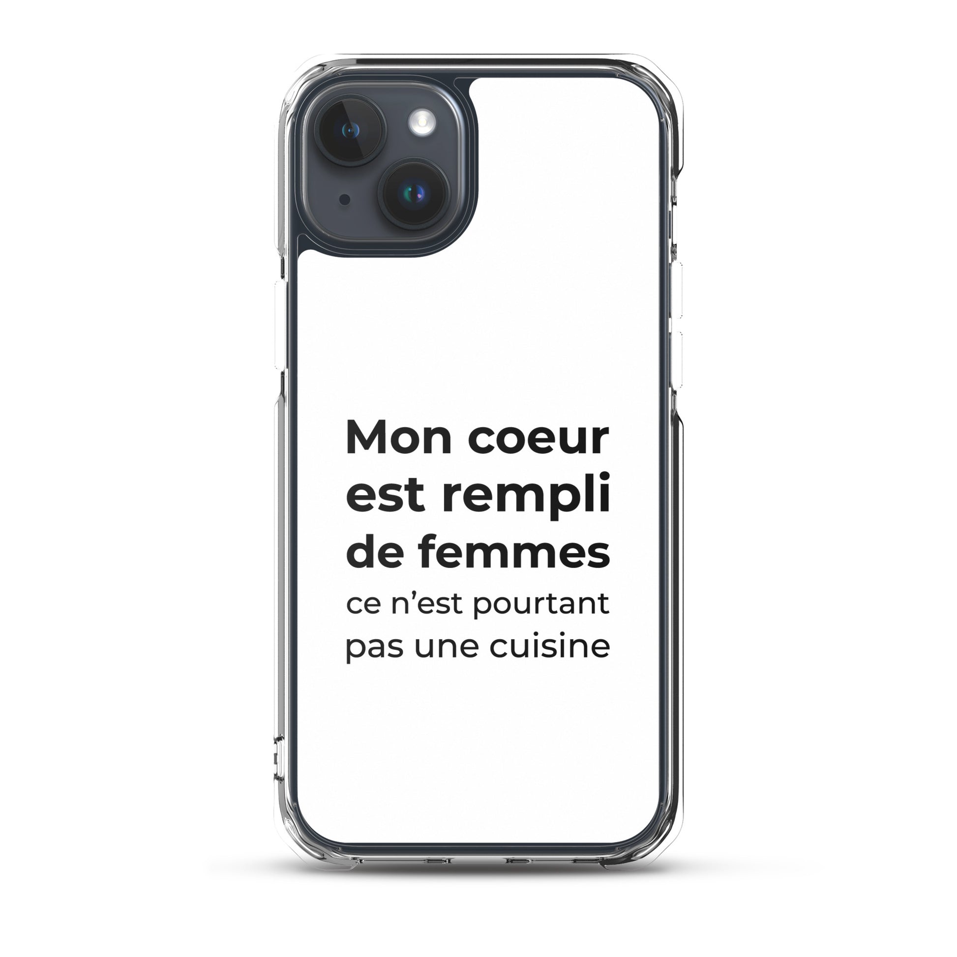 Coque iPhone Mon cœur est rempli de femmes ce n'est pourtant pas une cuisine - Sedurro