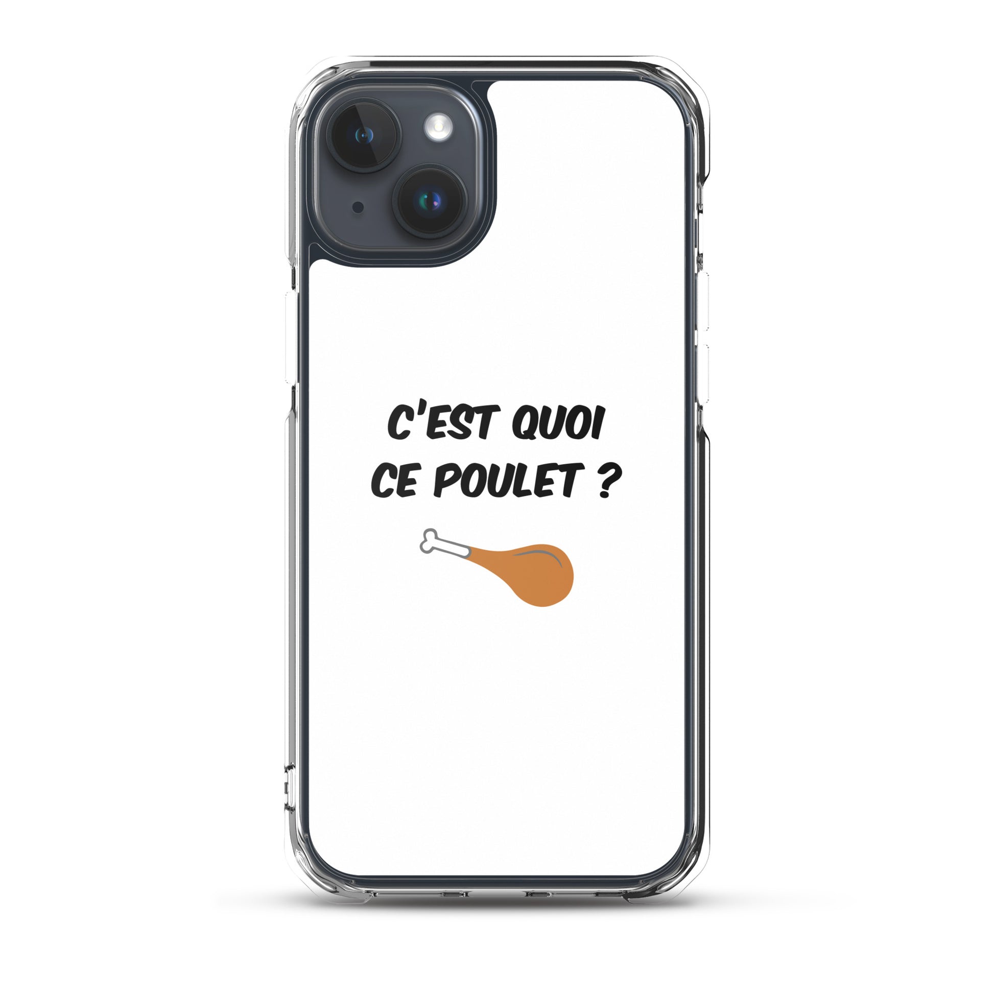 Coque iPhone C'est quoi ce poulet iPhone 15 Plus - Sedurro