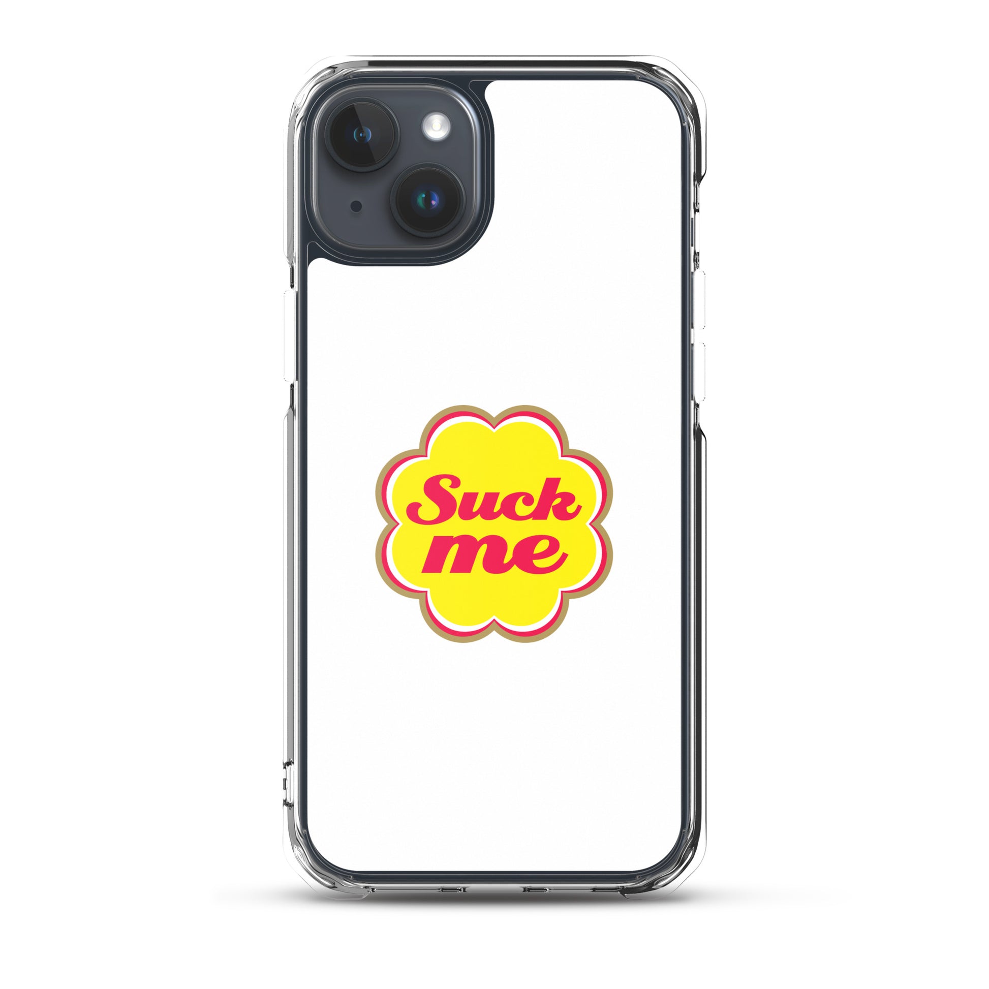Coque iPhone Suck me sucette chupa iPhone 15 Plus - Sedurro