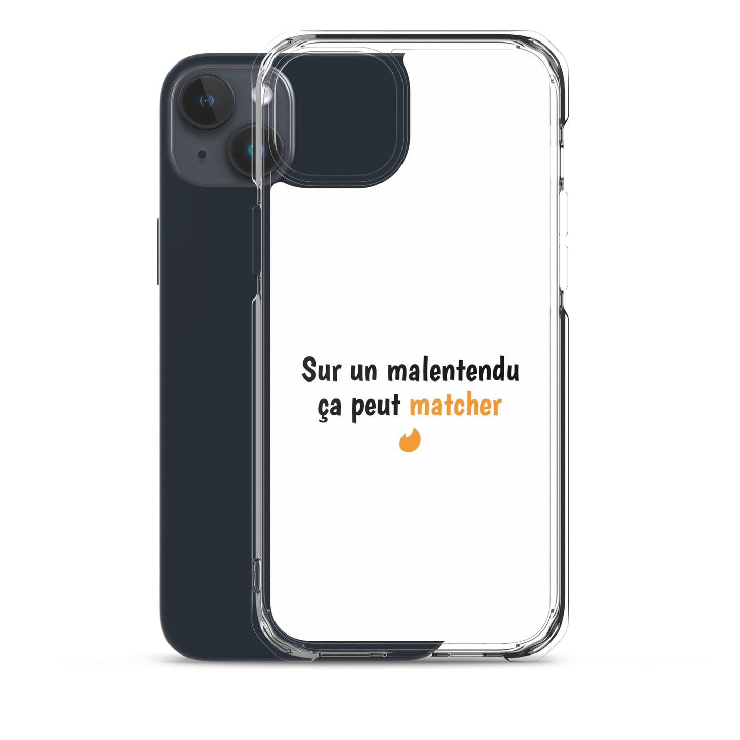 Coque iPhone Sur un malentendu ça peut matcher - Sedurro