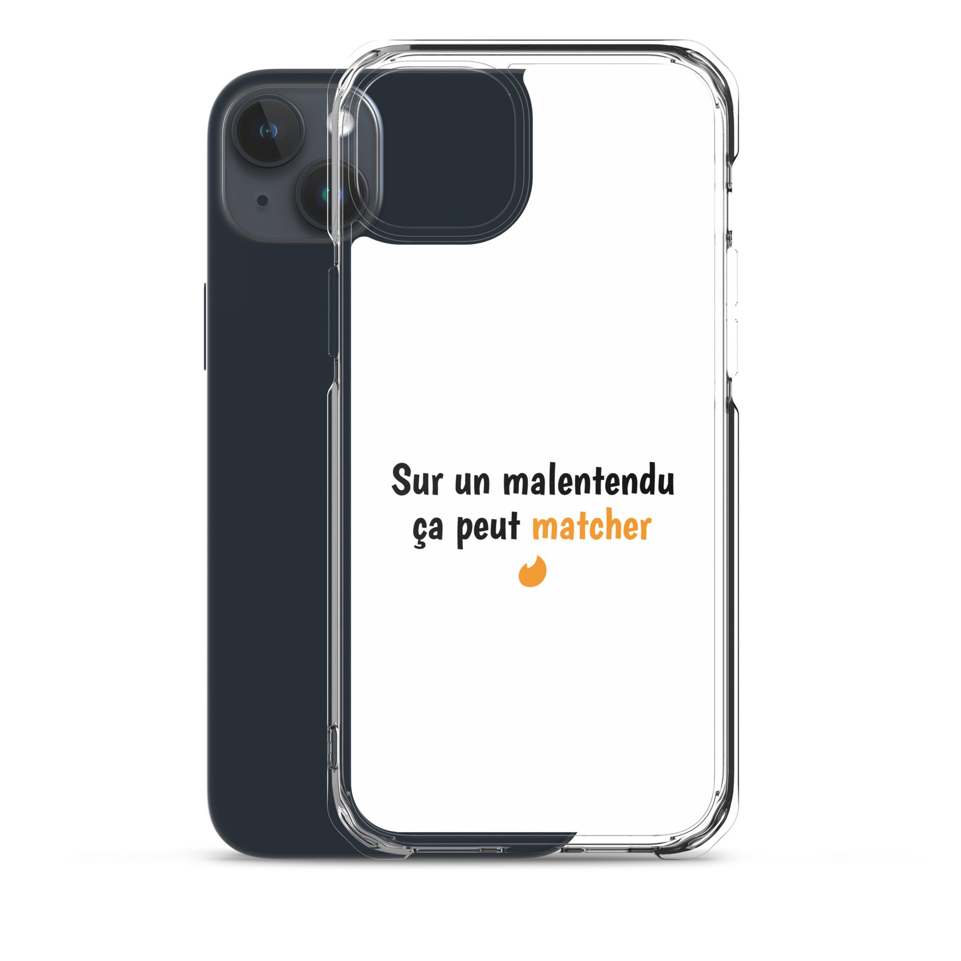 Coque iPhone Sur un malentendu ça peut matcher - Sedurro