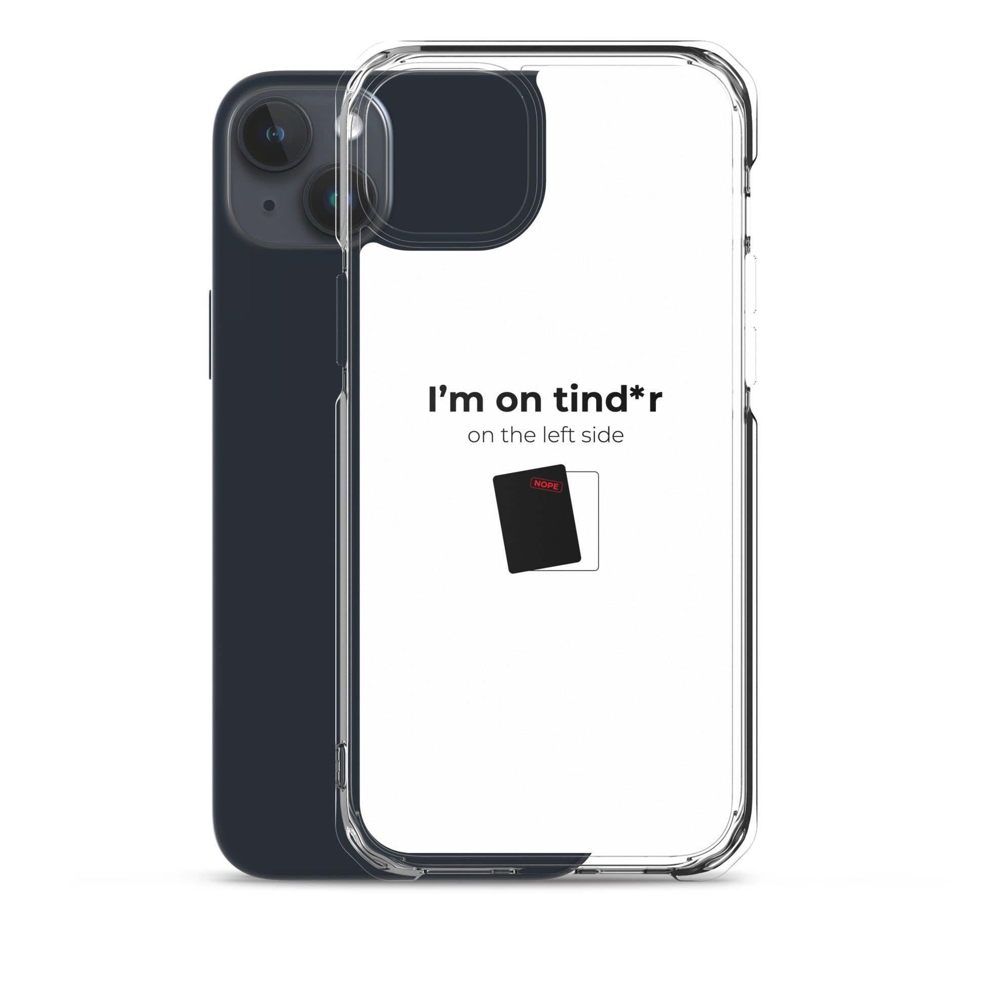 Coque iPhone I'm on tind*r on the left side - Sedurro