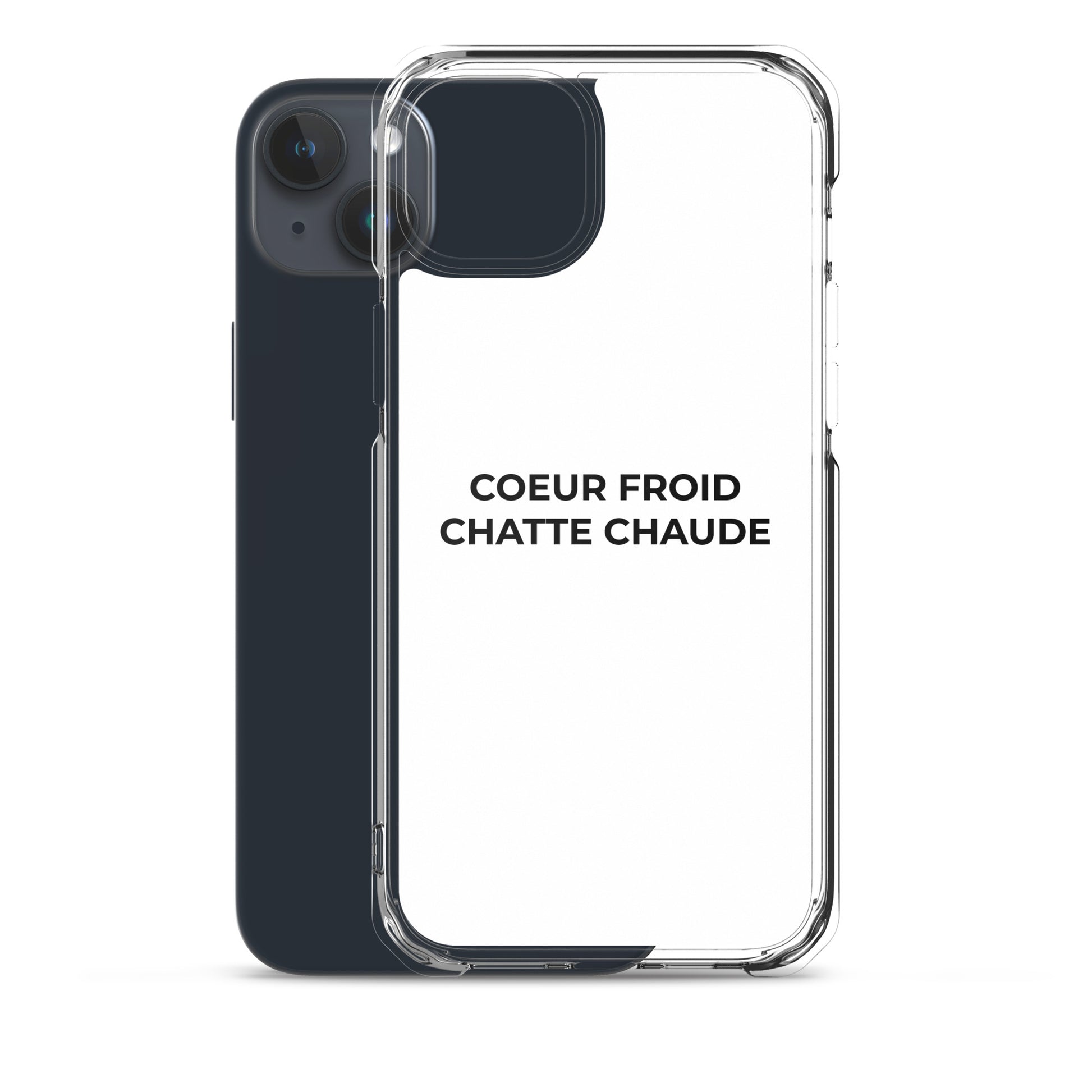Coque iPhone Cœur froid chatte chaude - Sedurro