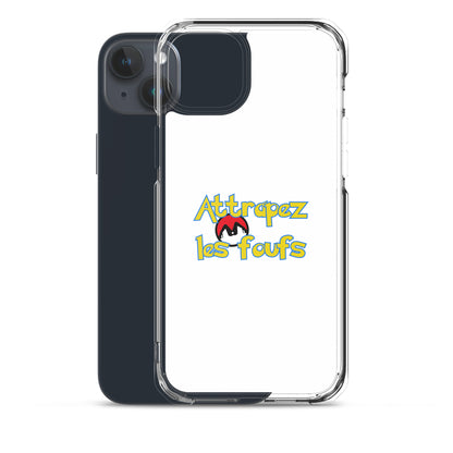 Coque iPhone Attrapez les foufs Pokeboule - Sedurro