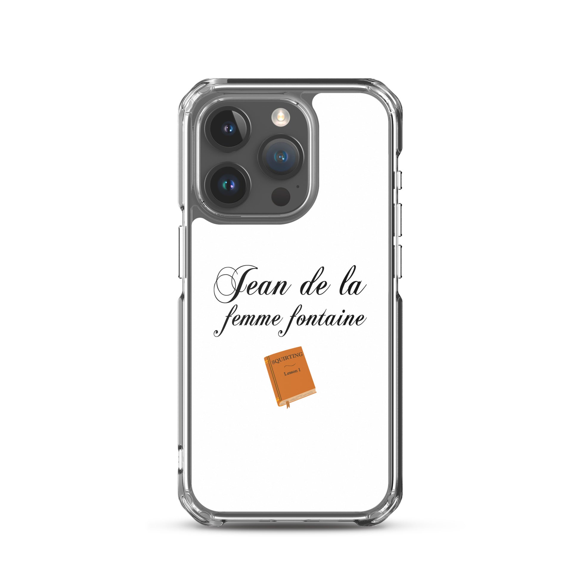 Coque iPhone Jean de la femme fontaine iPhone 15 Pro - Sedurro