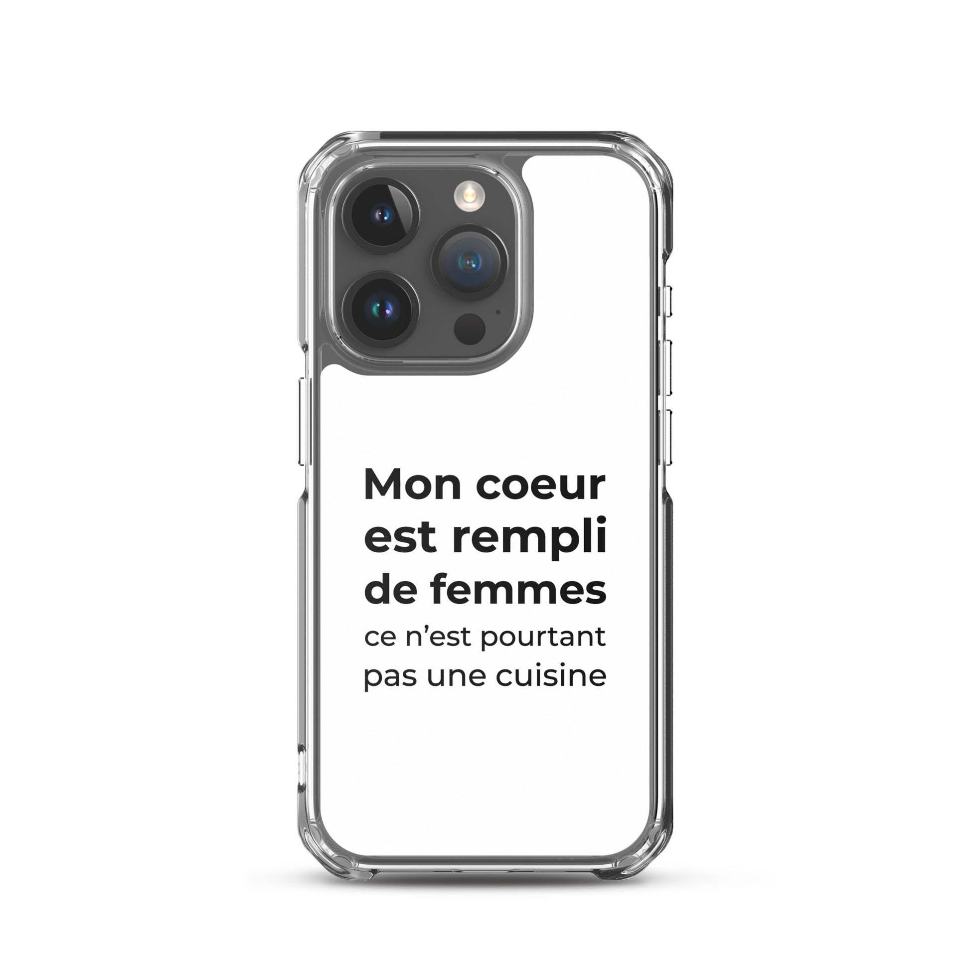 Coque iPhone Mon cœur est rempli de femmes ce n'est pourtant pas une cuisine - Sedurro