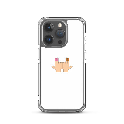 Coque iPhone DP Double péné signe du J seul iPhone 15 Pro - Sedurro