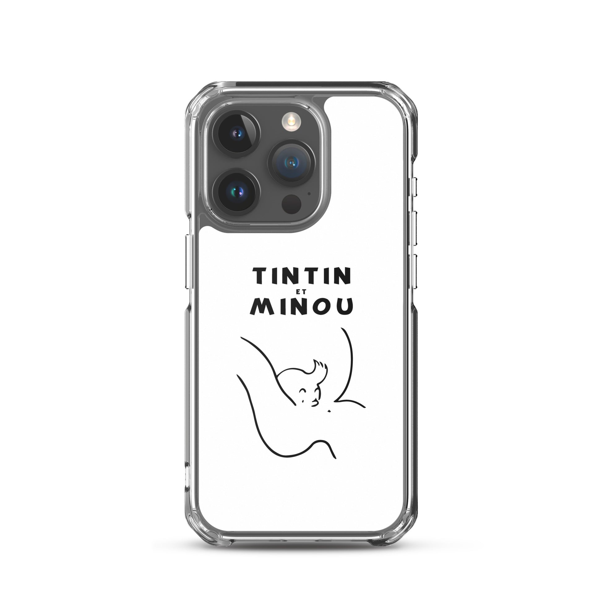 Coque iPhone Tintin et minou iPhone 15 Pro - Sedurro