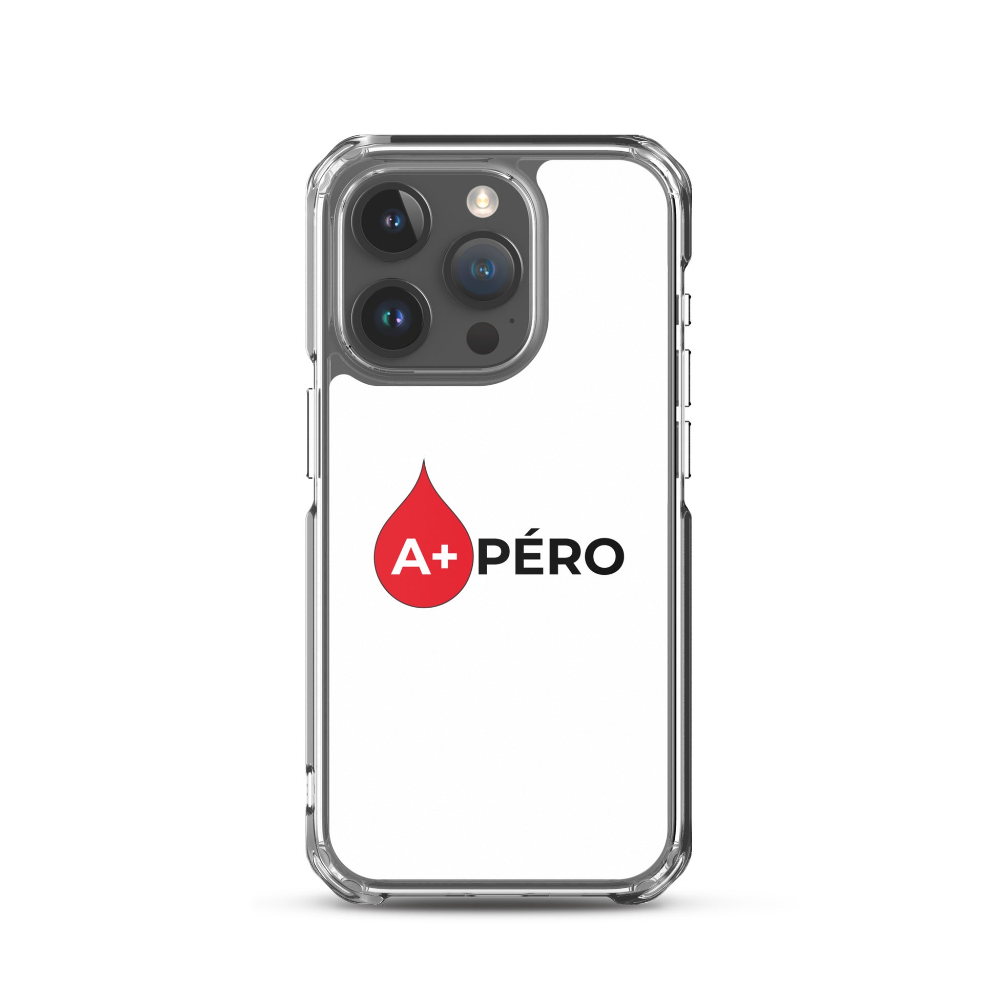 Coque iPhone Apéro groupe sanguin A+ iPhone 15 Pro - Sedurro