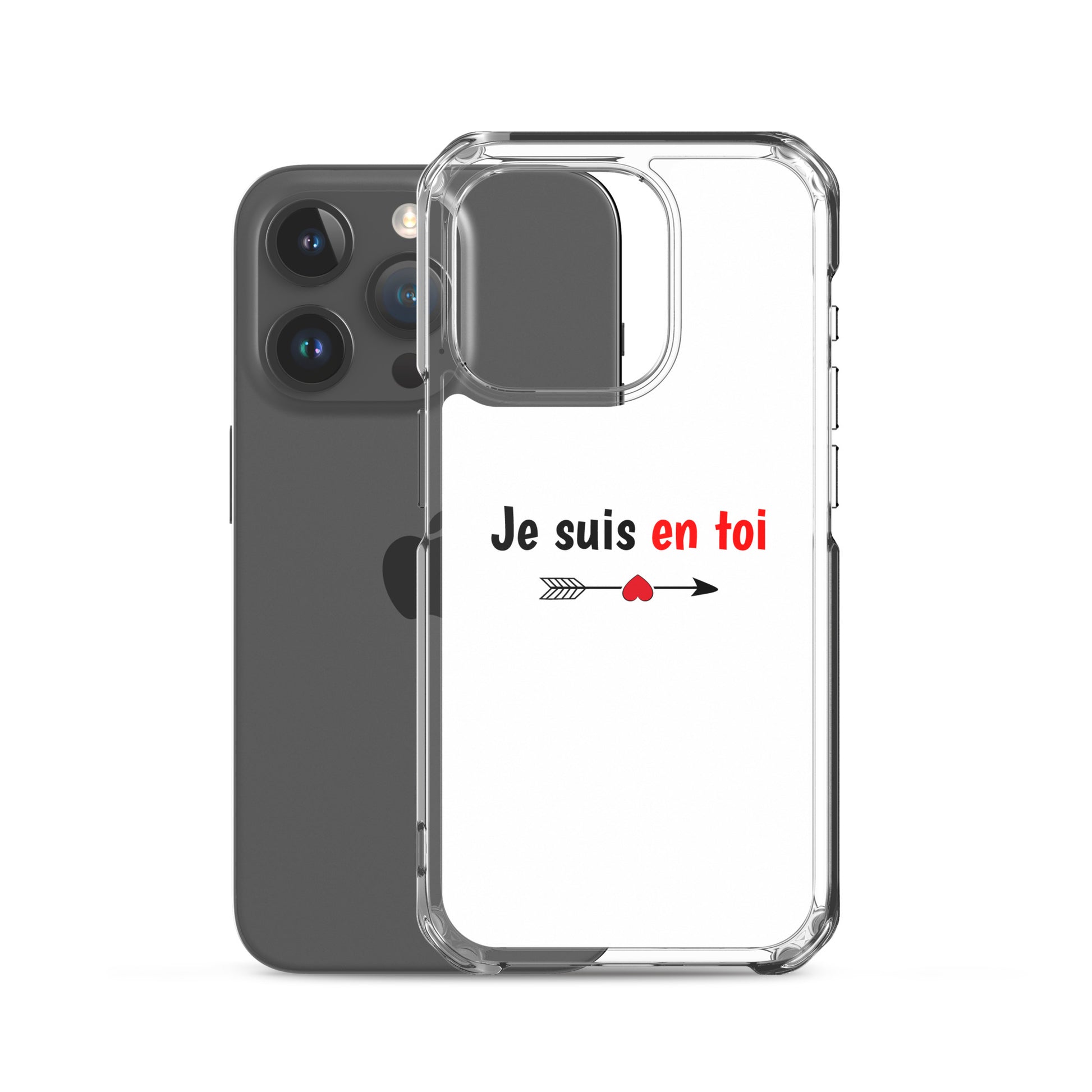 Coque iPhone Je suis en toi flèche cupidon - Sedurro