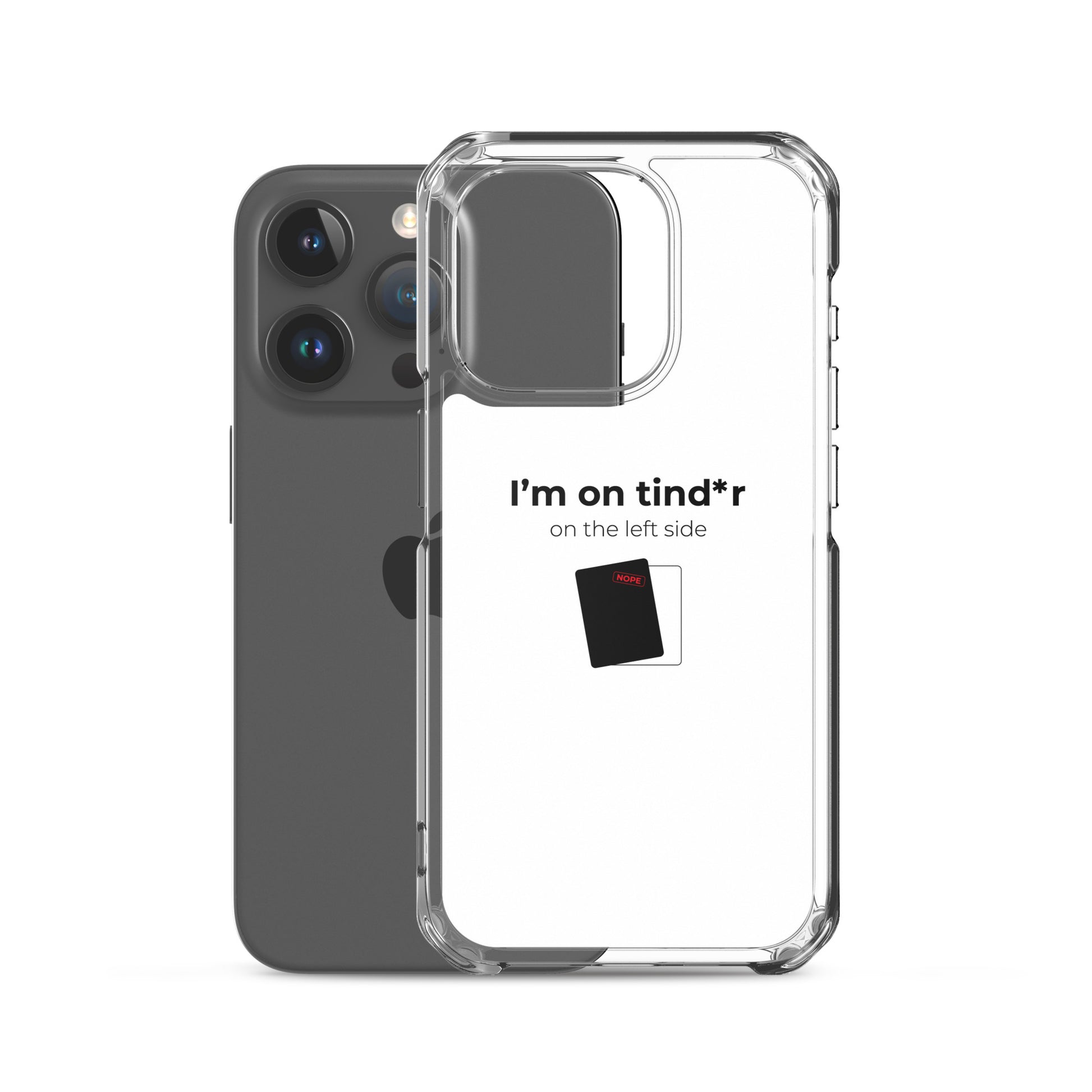Coque iPhone I'm on tind*r on the left side - Sedurro