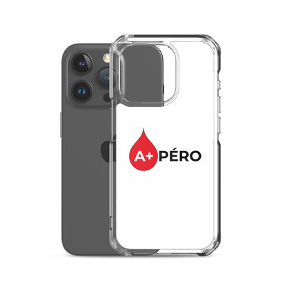 Coque iPhone Apéro groupe sanguin A+ - Sedurro