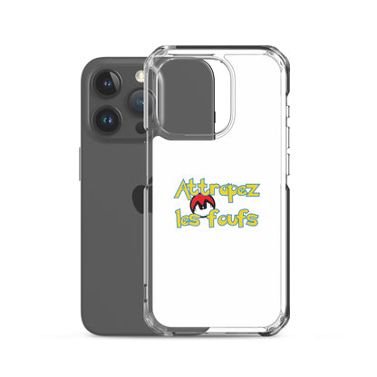 Coque iPhone Attrapez les foufs Pokeboule - Sedurro