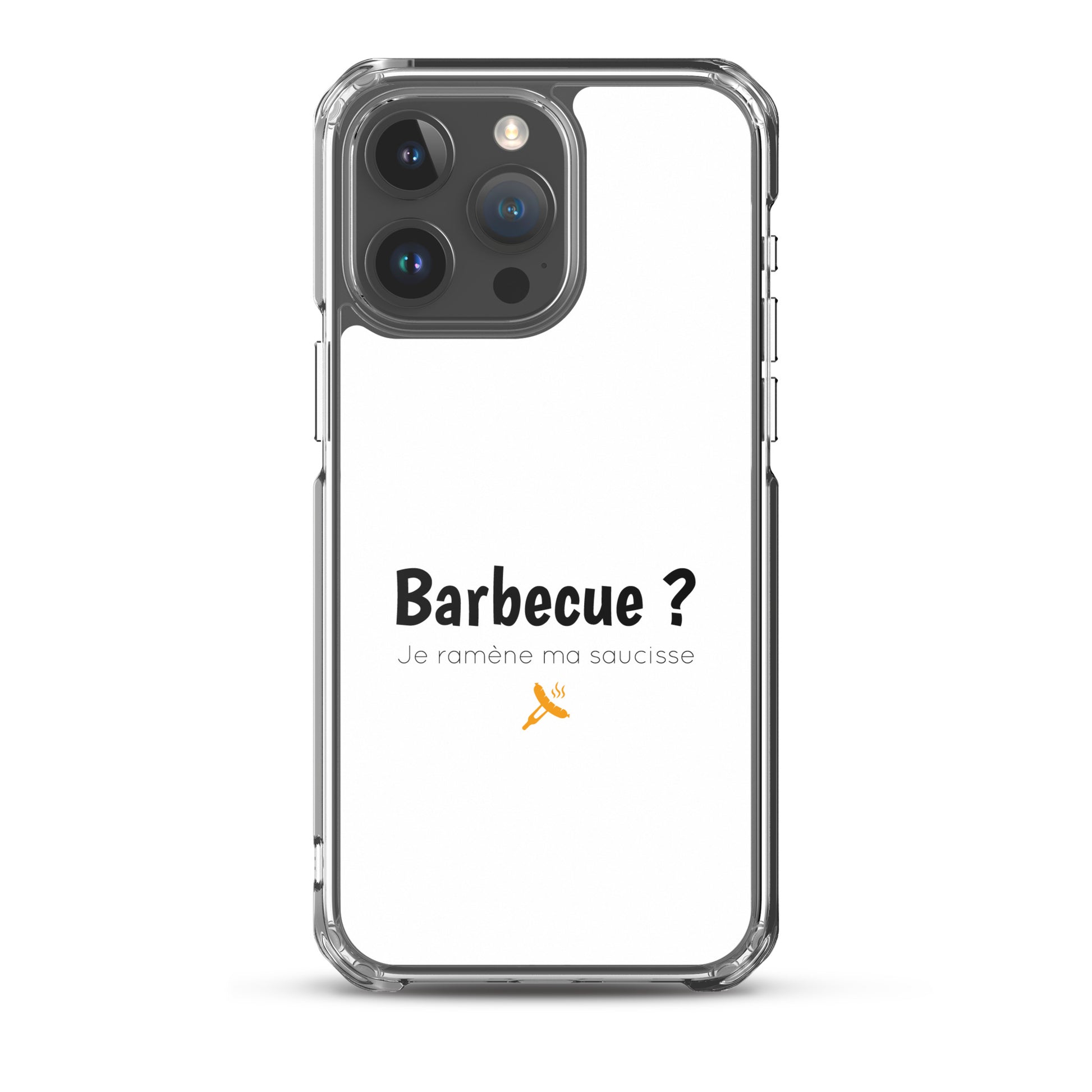 Coque iPhone Barbecue je ramène ma saucisse iPhone 15 Pro Max - Sedurro