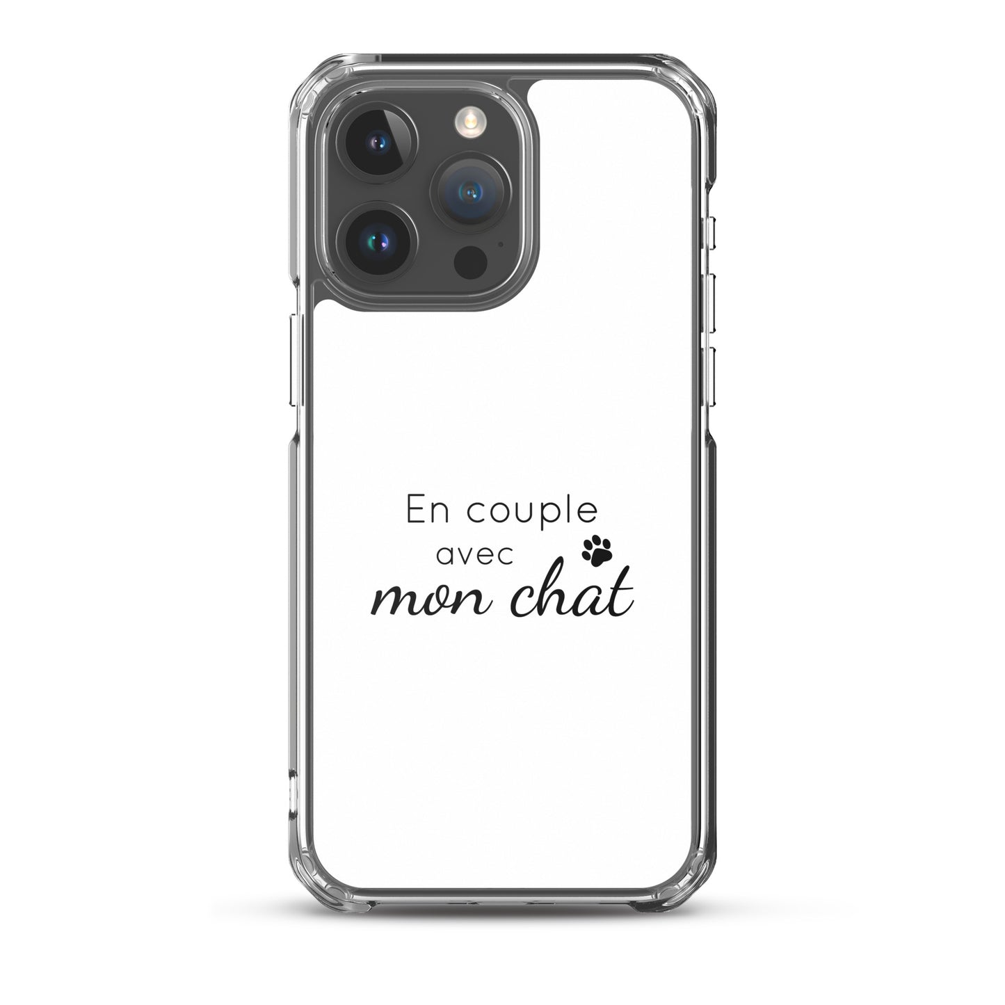 Coque iPhone En couple avec mon chat iPhone 15 Pro Max - Sedurro
