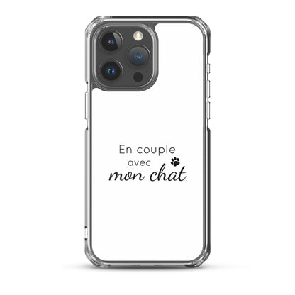 Coque iPhone En couple avec mon chat iPhone 15 Pro Max - Sedurro