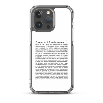 Coque iPhone Puceau moi on me l'avait pas sorti depuis longtemps iPhone 15 Pro Max - Sedurro