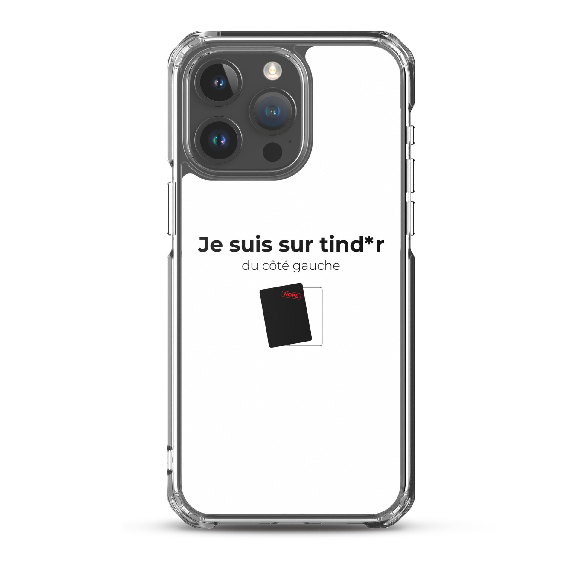 Coque iPhone Je suis sur tind*r du côté gauche iPhone 15 Pro Max - Sedurro