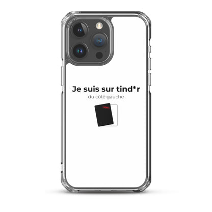 Coque iPhone Je suis sur tind*r du côté gauche iPhone 15 Pro Max - Sedurro