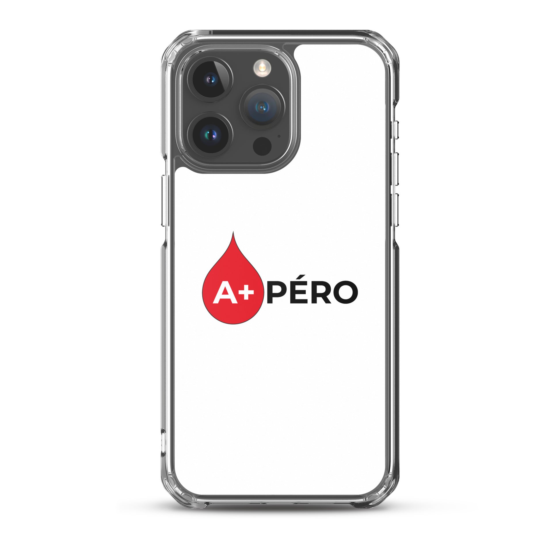 Coque iPhone Apéro groupe sanguin A+ iPhone 15 Pro Max - Sedurro