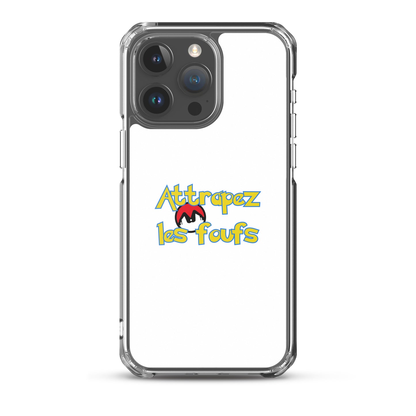 Coque iPhone Attrapez les foufs Pokeboule - Sedurro