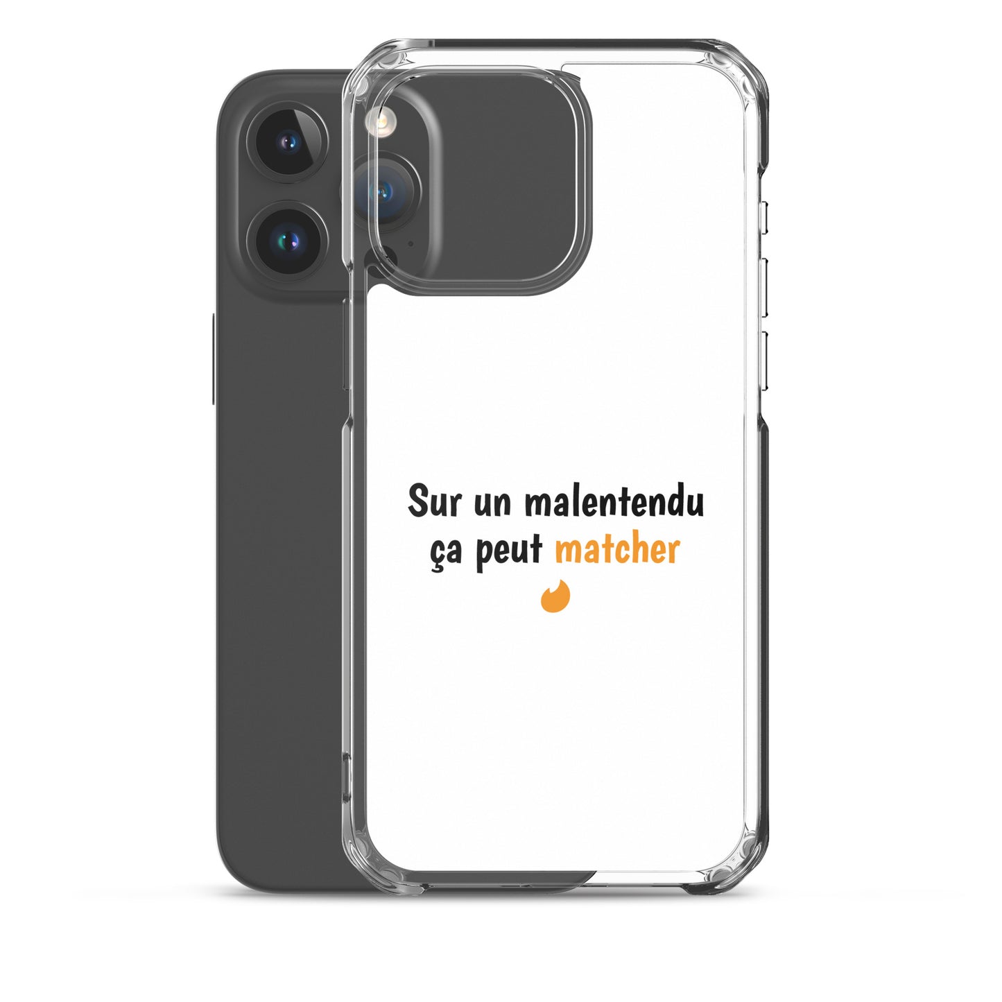 Coque iPhone Sur un malentendu ça peut matcher - Sedurro