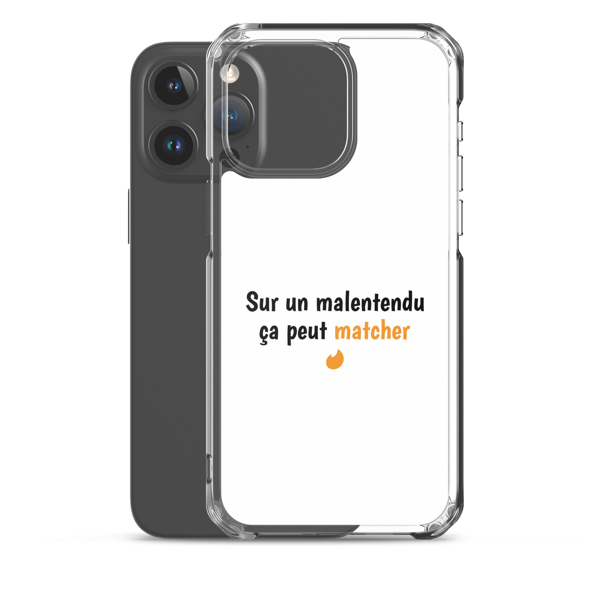 Coque iPhone Sur un malentendu ça peut matcher - Sedurro