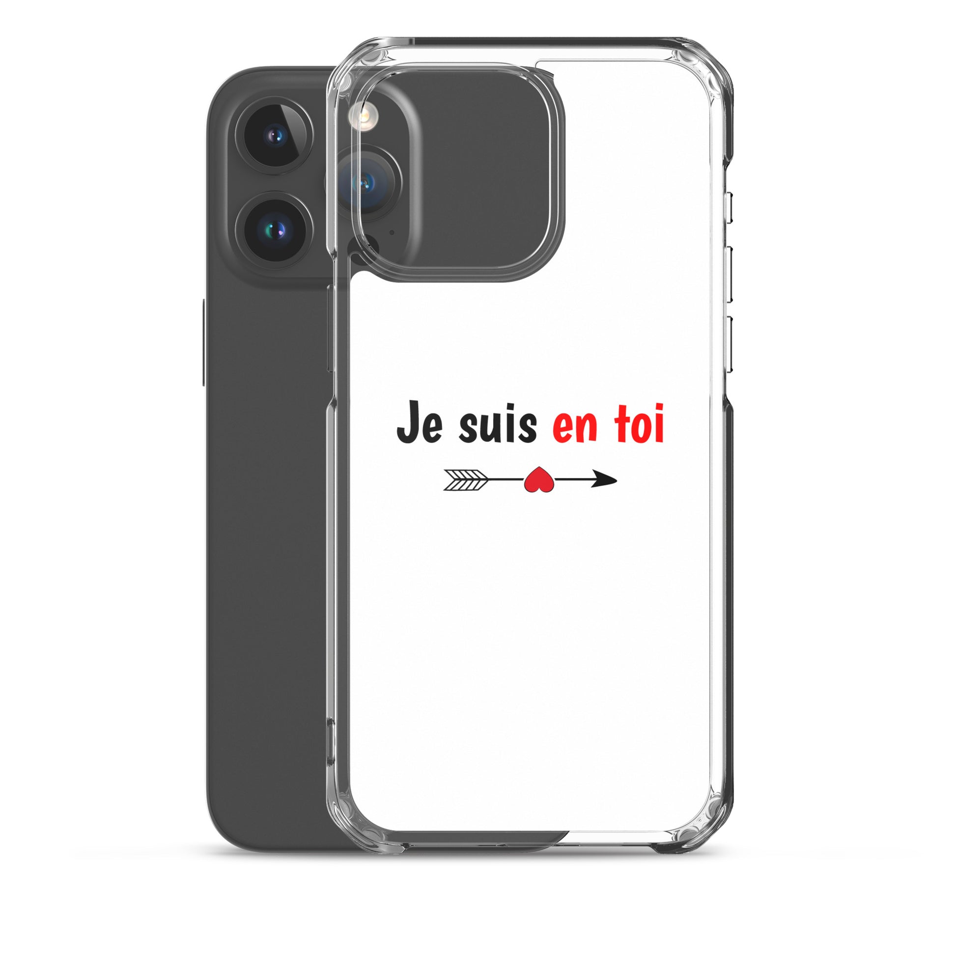 Coque iPhone Je suis en toi flèche cupidon - Sedurro