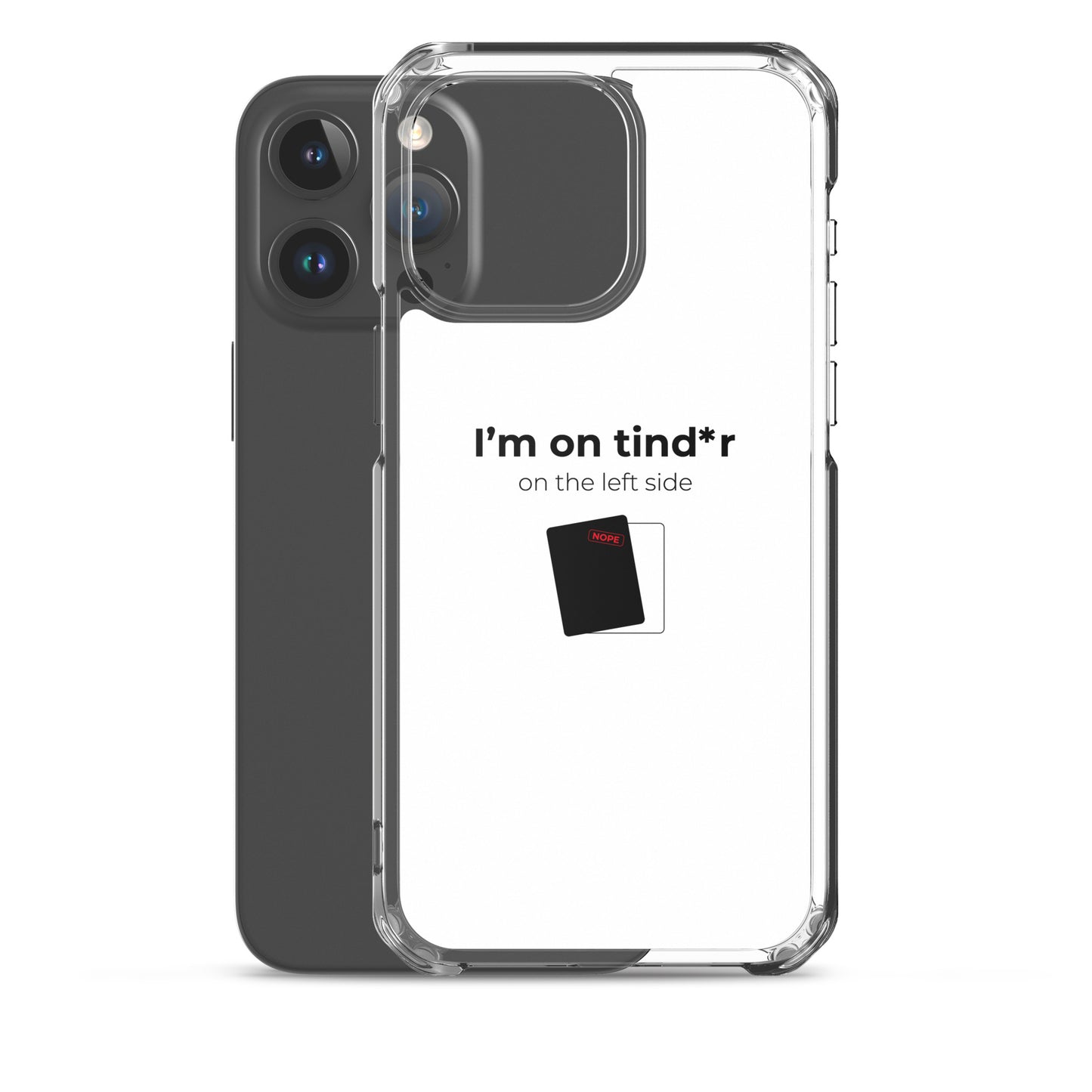 Coque iPhone I'm on tind*r on the left side - Sedurro